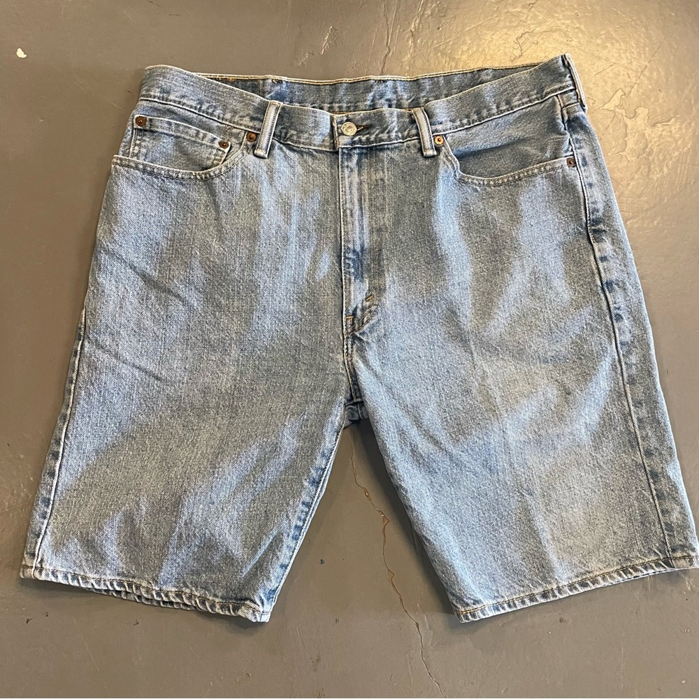 Levi’s 505 100% Cotton Blue Jean Denim Shorts Mens 38”